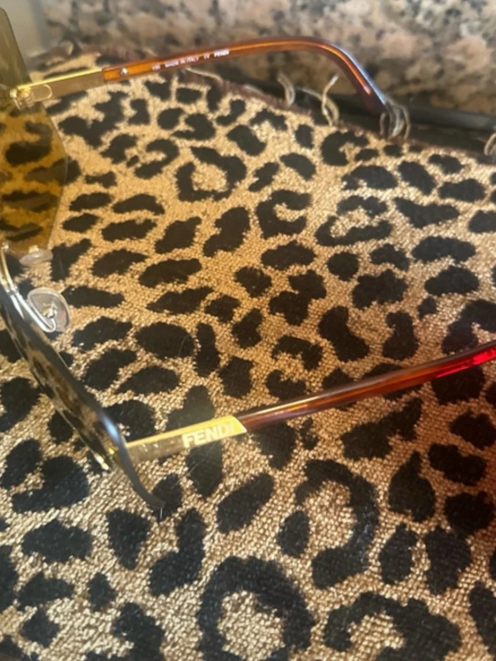 Beautiful Brand New FENDI BUTTERFLY 🦋 SUNGLASSES WITH YELLOW LENS